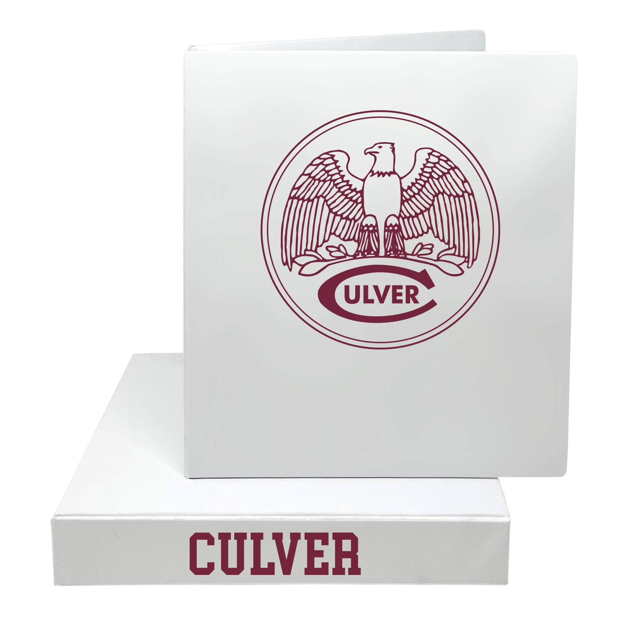 1 1/2" Vinyl 3 Ring Binder- White