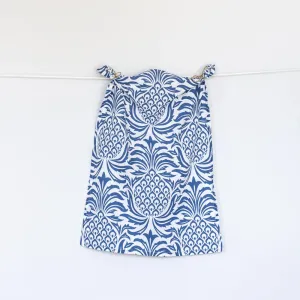 100% Cotton Tea Towel - Leon Blue