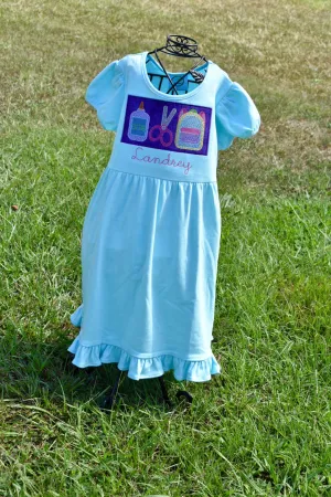 1106 - SCHOOL SUPPLIES TRIO - SKETCH EMPIRE DRESS
