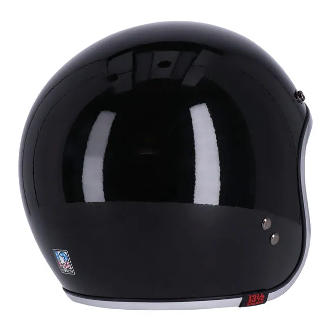13 1/2 SKULL BUCKET HELMET BLACK