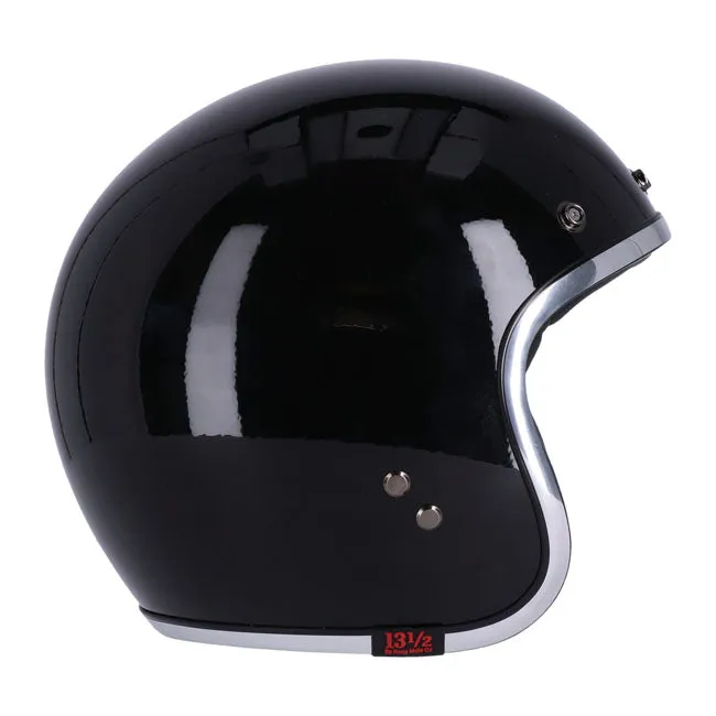 13 1/2 SKULL BUCKET HELMET BLACK