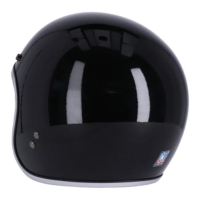 13 1/2 SKULL BUCKET HELMET BLACK