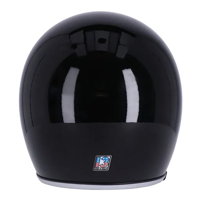 13 1/2 SKULL BUCKET HELMET BLACK