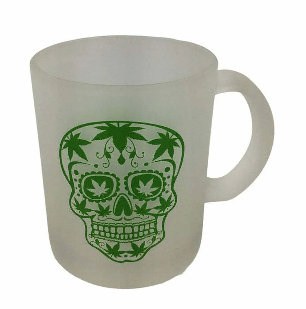 16oz Glass Coffee Mug - Various Designs - (1 or 3 Count)