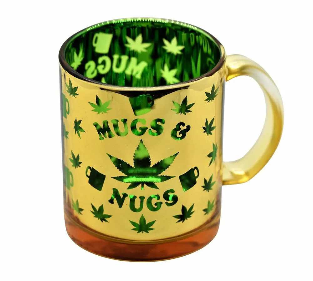 16oz Glass Coffee Mug - Various Designs - (1 or 3 Count)