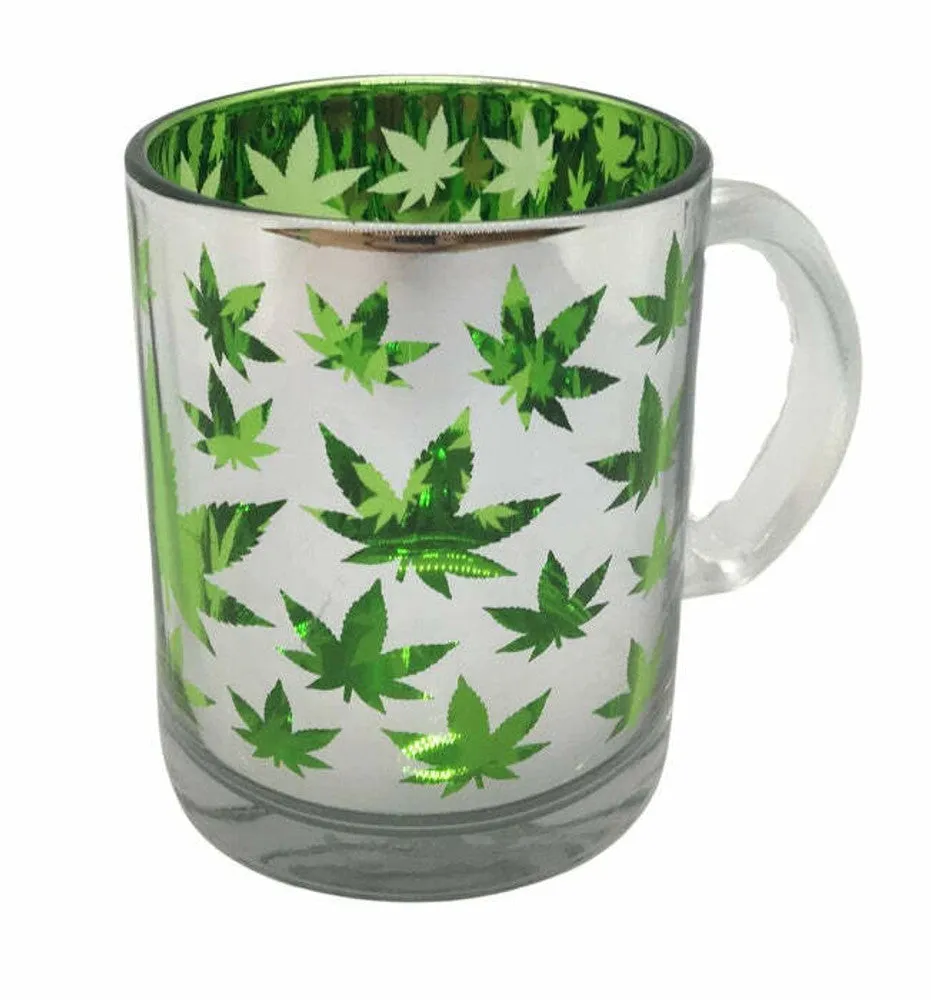 16oz Glass Coffee Mug - Various Designs - (1 or 3 Count)