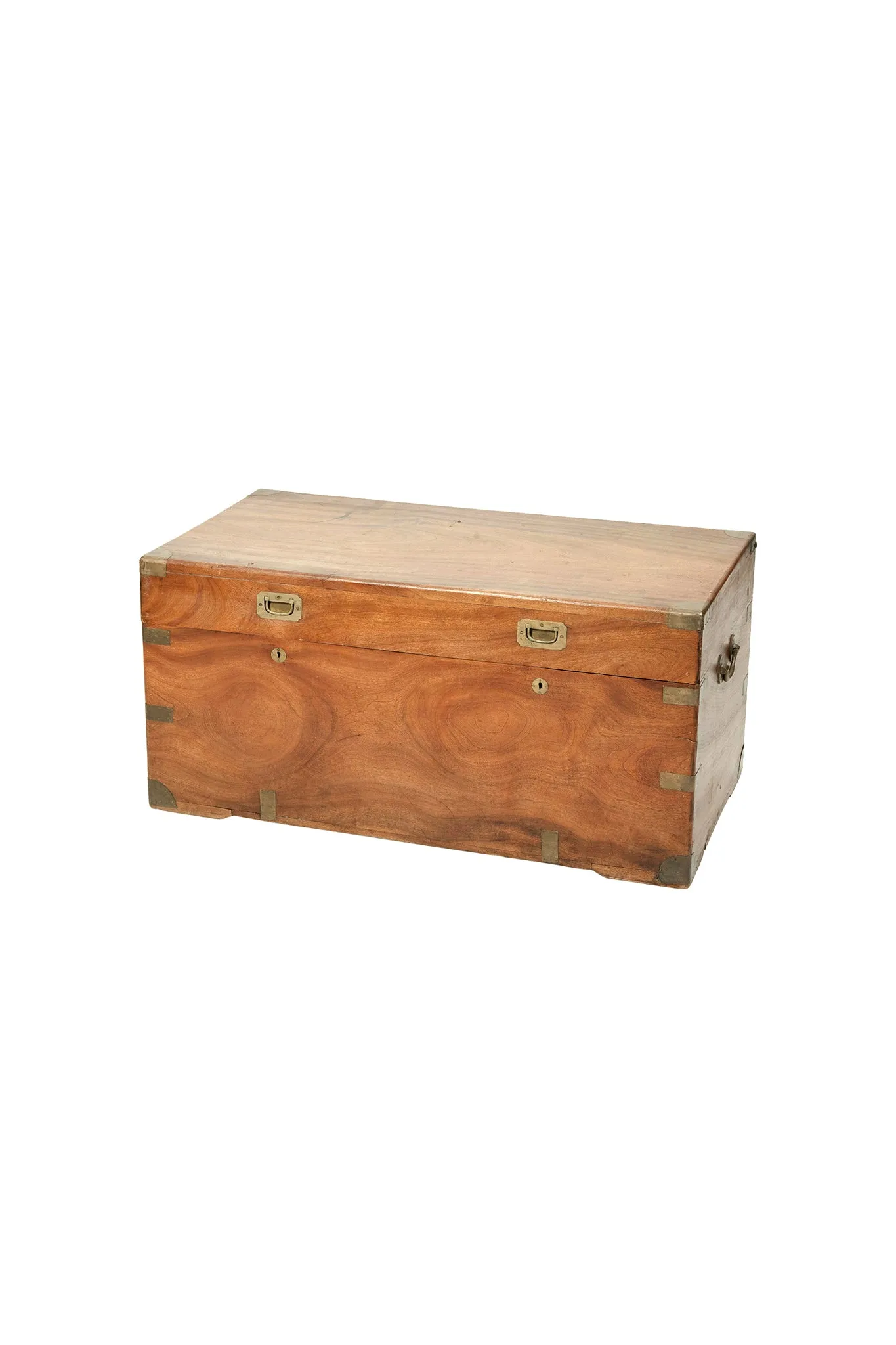 19th Century English Camphorwood Chest