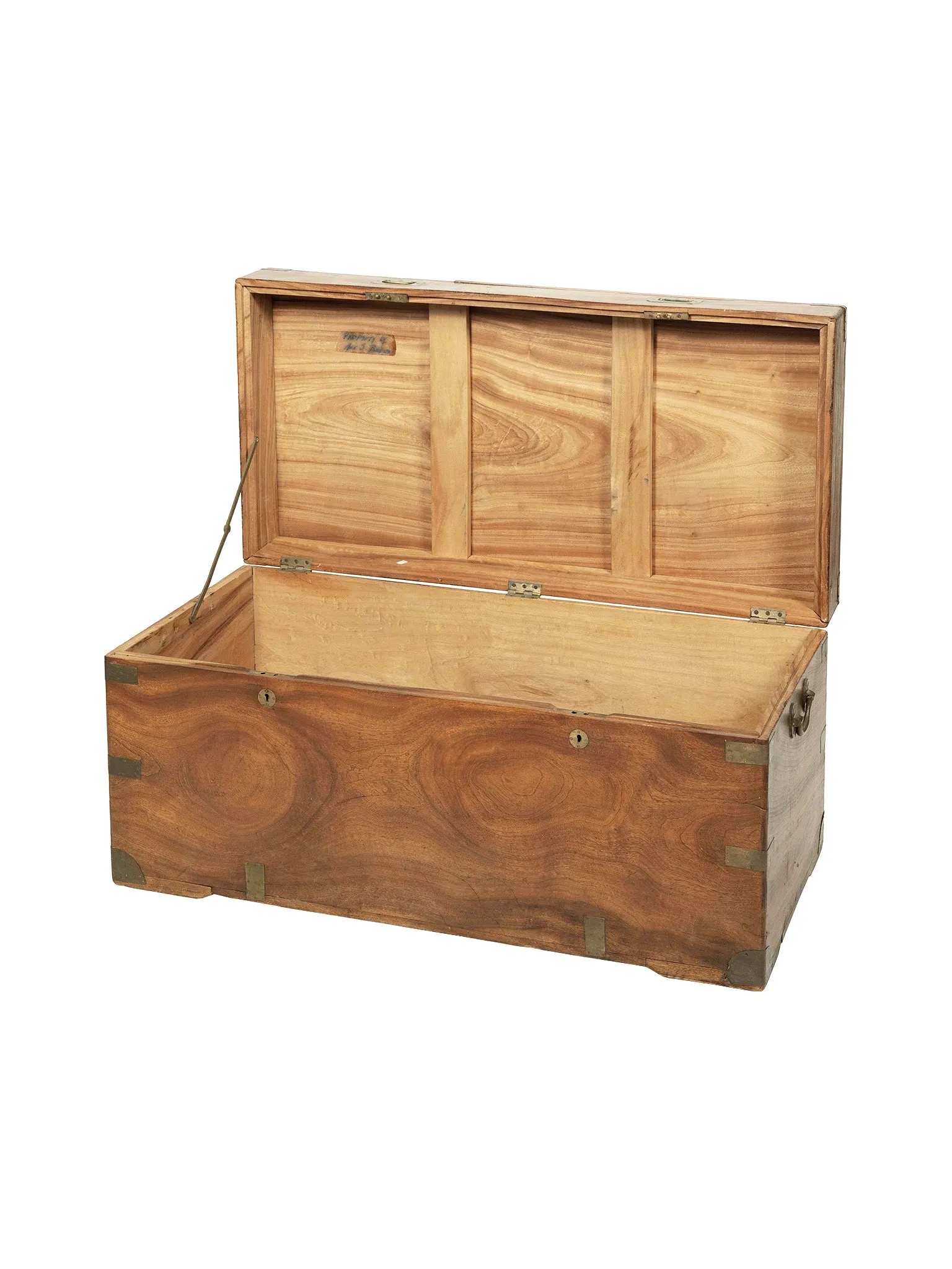 19th Century English Camphorwood Chest