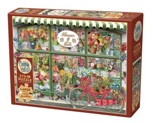 275pc Puzzle Cobble Hill Flowers and Cacti Shop