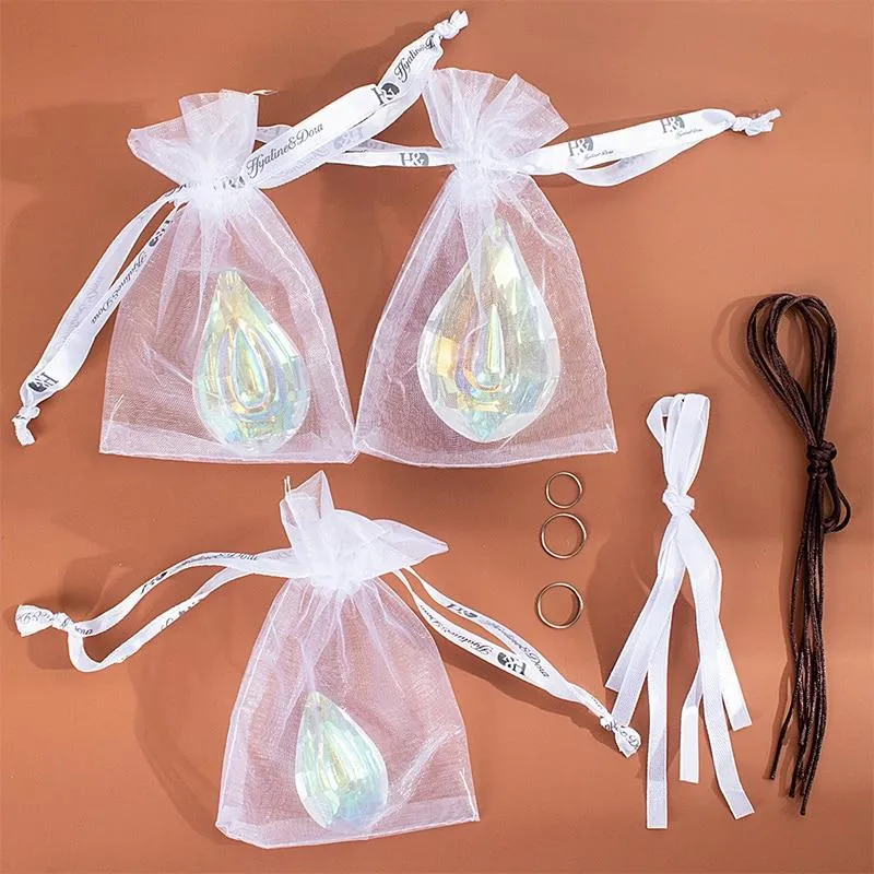 3 Beautiful Crystal Prism Window Hanging Sun Catchers