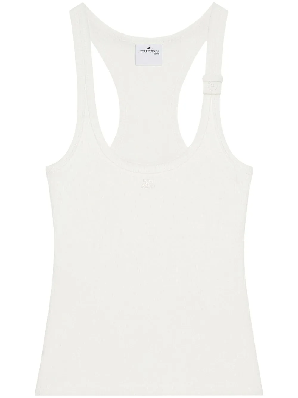90's ribbed cotton top