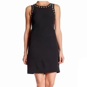 Adrianna Papell Grommet-Trim Sheath Dress