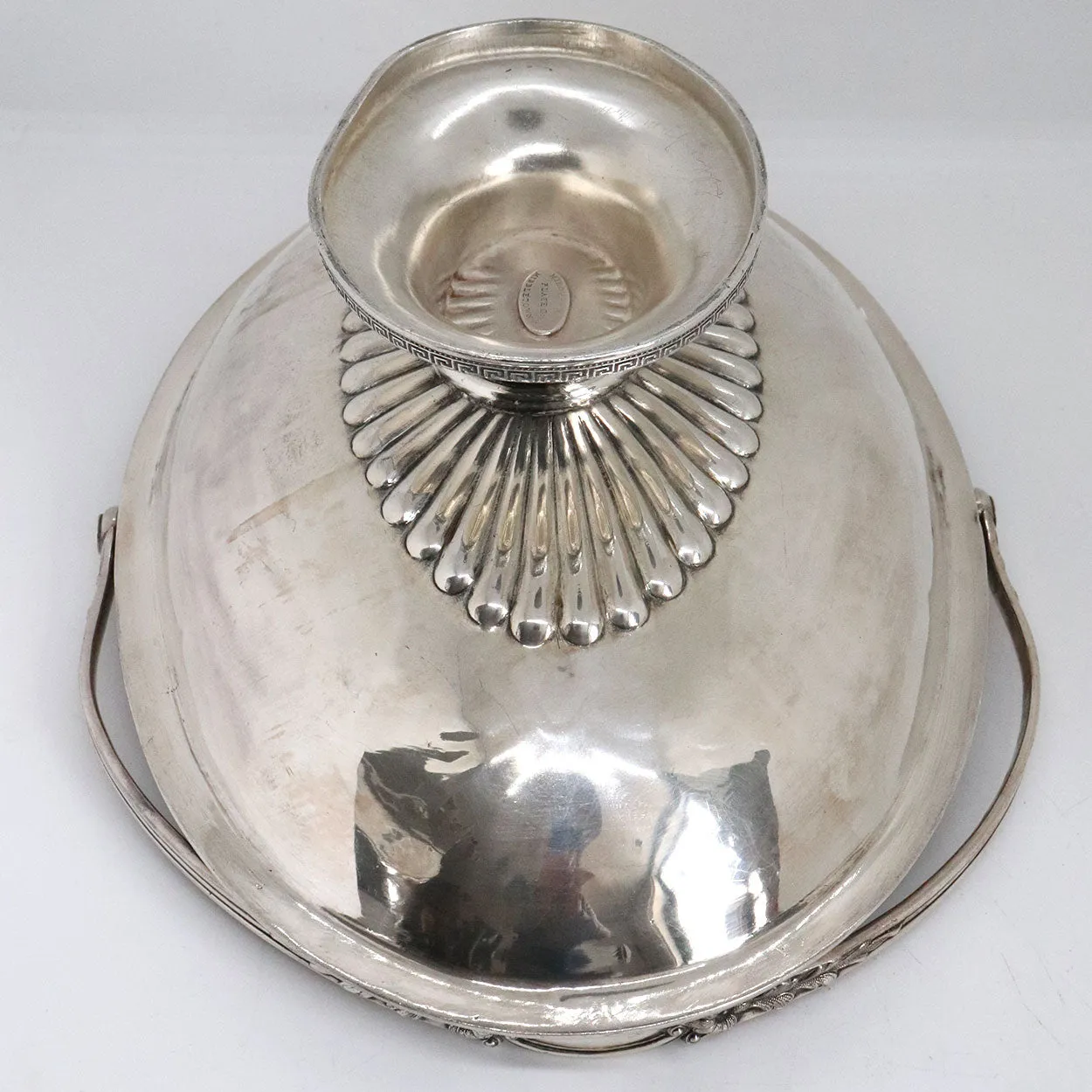 American Victorian Middleton Plate Co. Silverplate Bread/Fruit Footed Bride's Basket