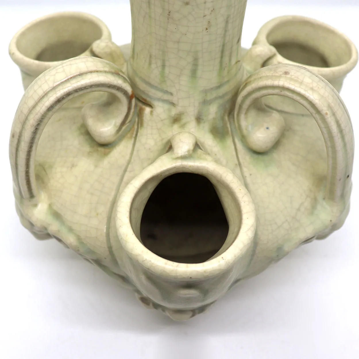 American Weller Creamware Pottery Roma Crocus Vase