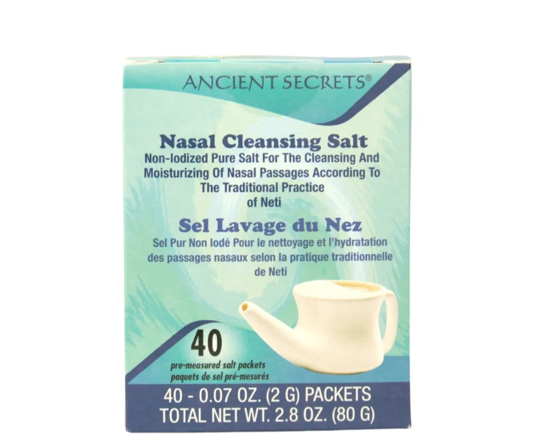 Ancient Secrets Nasal Cleansing Salt 40 packets