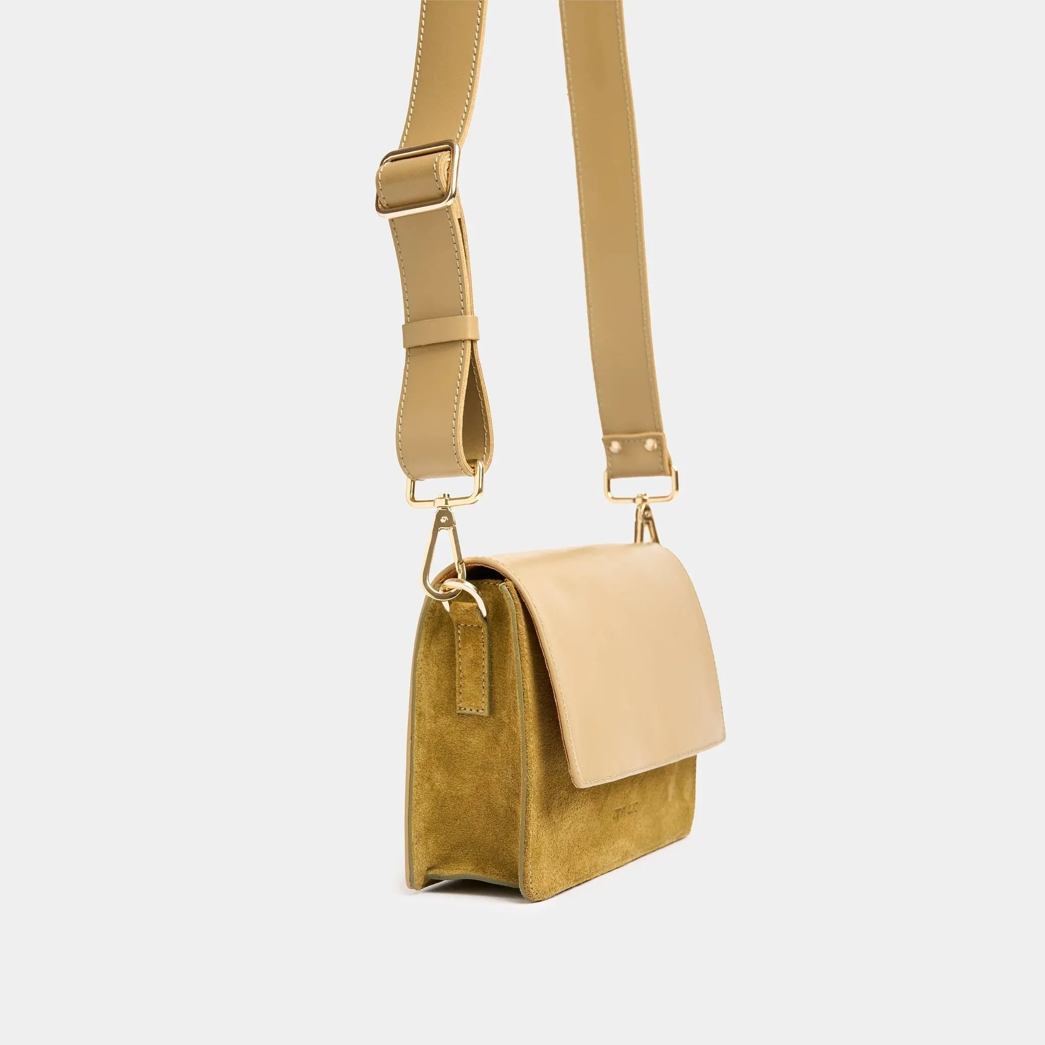 ANN KURZ Perfect square crossbody bag mix alga women