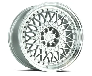 Aodhan AH05 16x8 4x100/114.3  15 Silver Machined Face And Lip