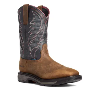 Ariat Men's "WorkHog" XT VentTEK Waterproof Work Boot - Light Tan Suede