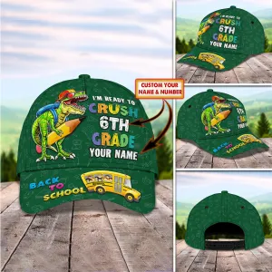 Back To School 01 - Personalized Name Cap