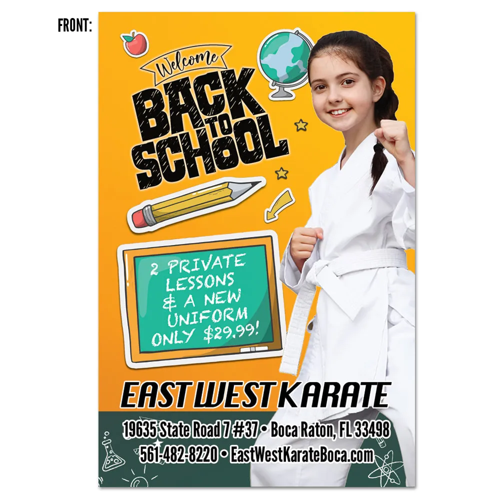 Back to School Ad Card