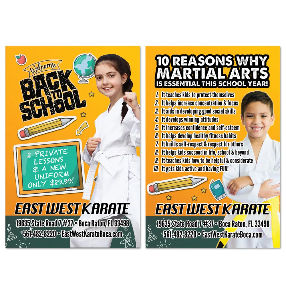 Back to School Ad Card