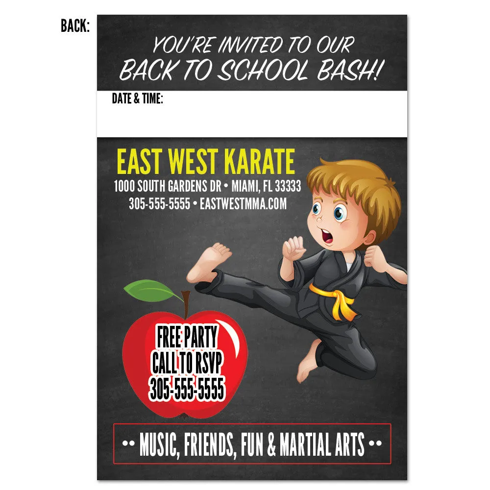 Back To School Bash Invitation