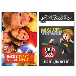 Back To School Bash Invitation