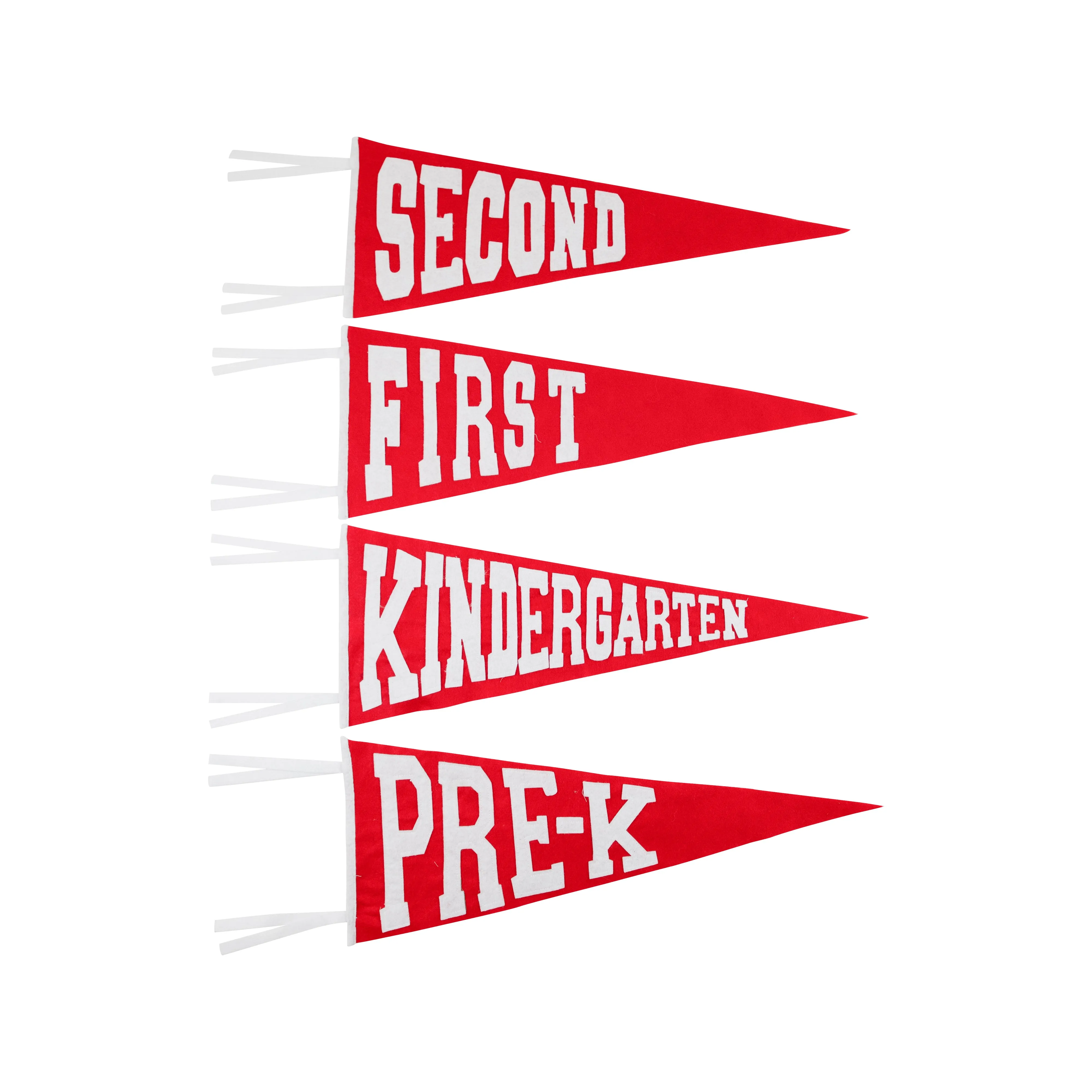Back to School Pennants - Richmond Red