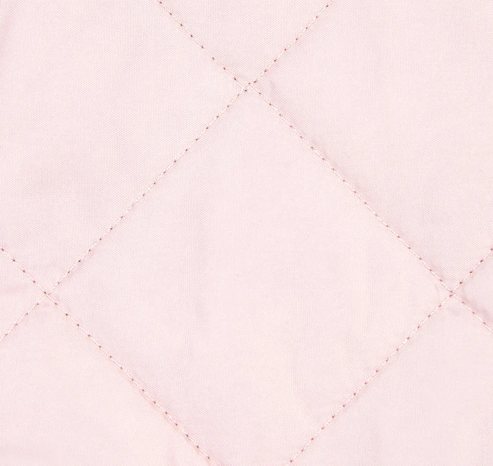 Barbour Pink Quilted Dog Coat