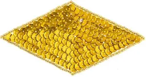 Beaded Motif Sequin Diamond