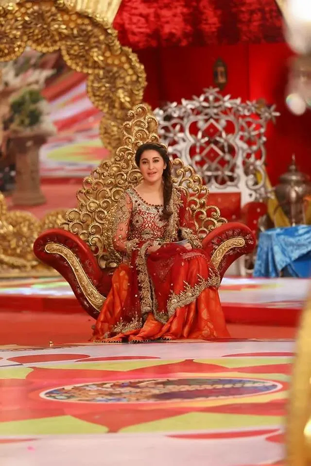 Beautifu mehndi Dress Red & Orange Model # W1006