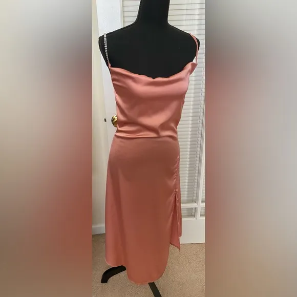 Beautiful Pink Jewel Strap Dress