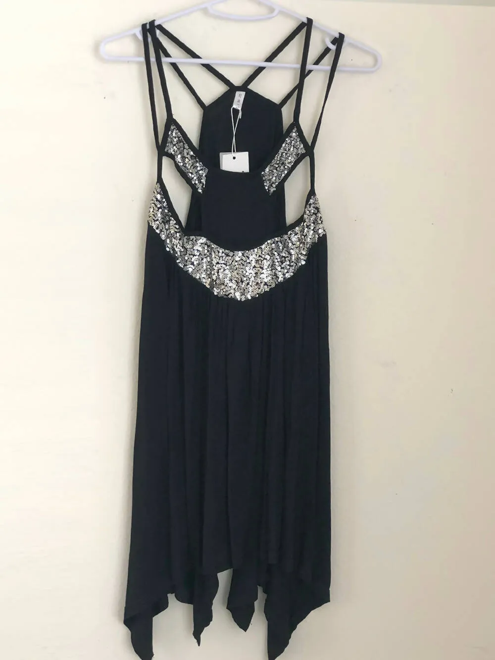 Bedazzled Party Strap top