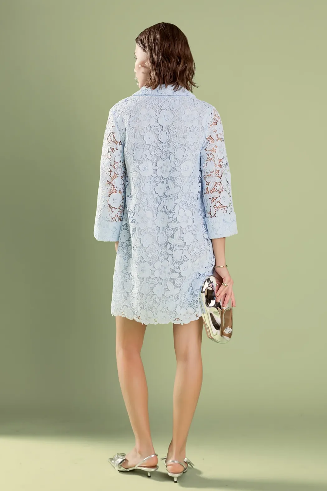 Bell Slv Lace Dress