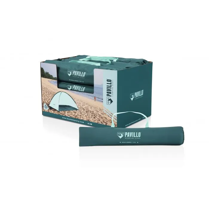 Bestway 6'7" X 47" X 37"/2.00M X 1.20M X 95CM Beach Ground 2 Tent (Contents:Tent, Carry bag, Four Pegs, One Layer)