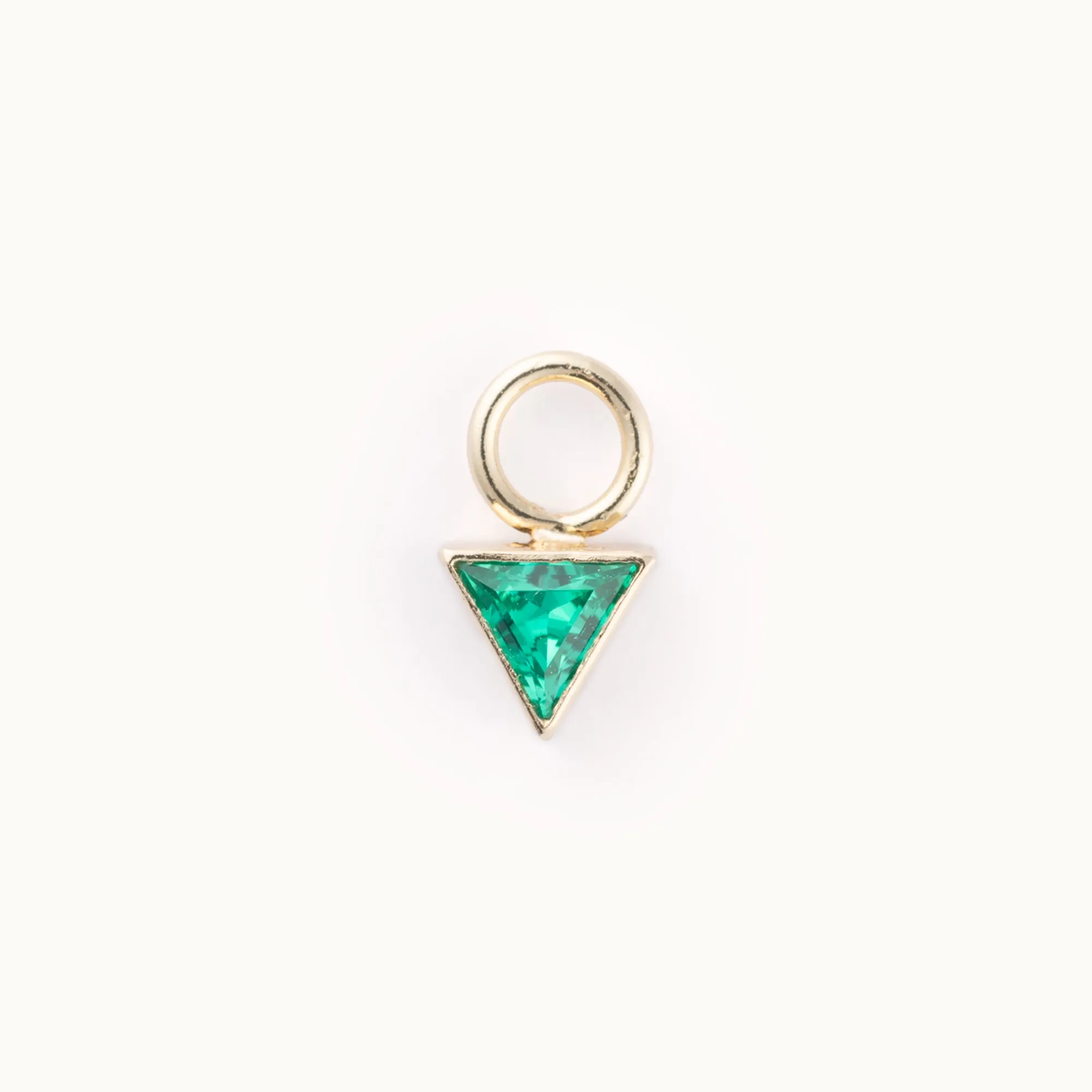 Bezel Charm | 14K Yellow Gold