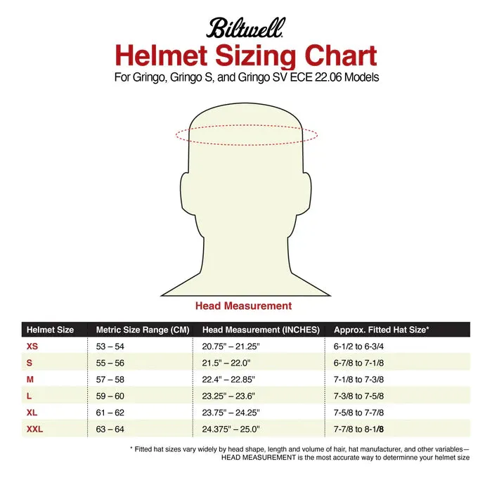 BILTWELL GRINGO S HELMET GLOSS WHITE/BLACK TRACKER