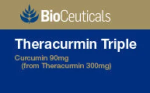 Bioceuticals Theracurmin Triple, High dose, Highly Bioavailable Curcumin 60 Caps