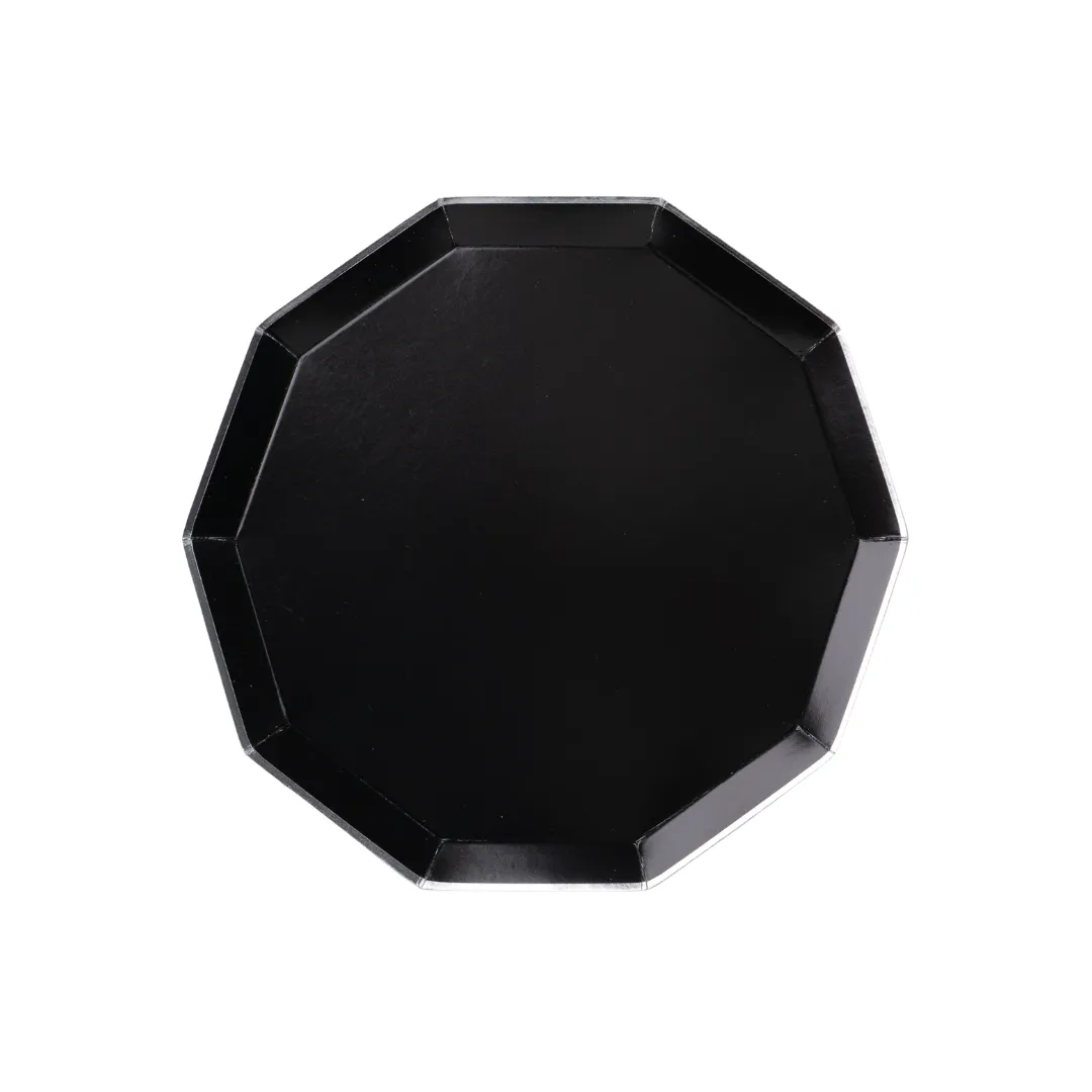 Black Noir Dinner Plates