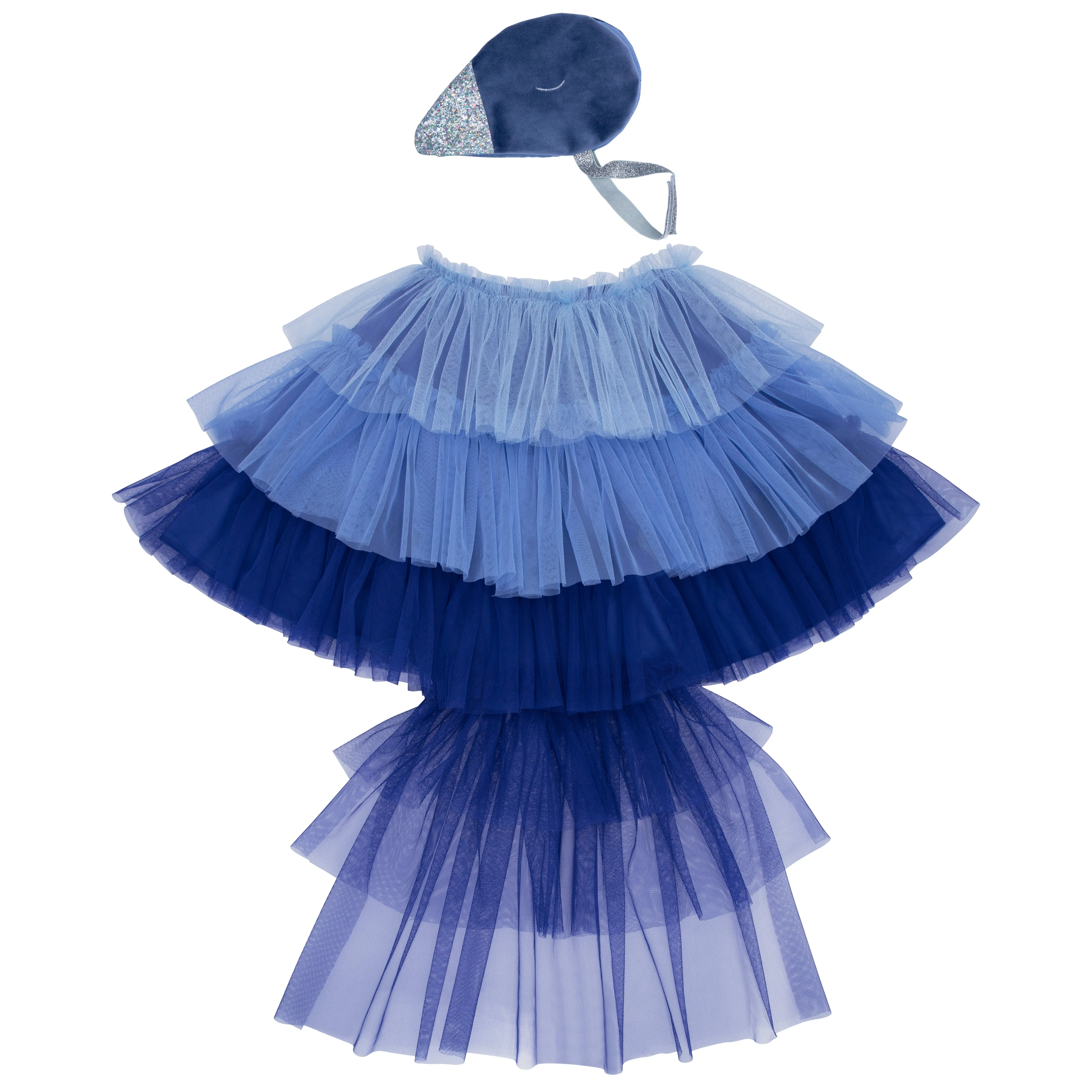 Blue Bird Cape and Cap Dress Up Set