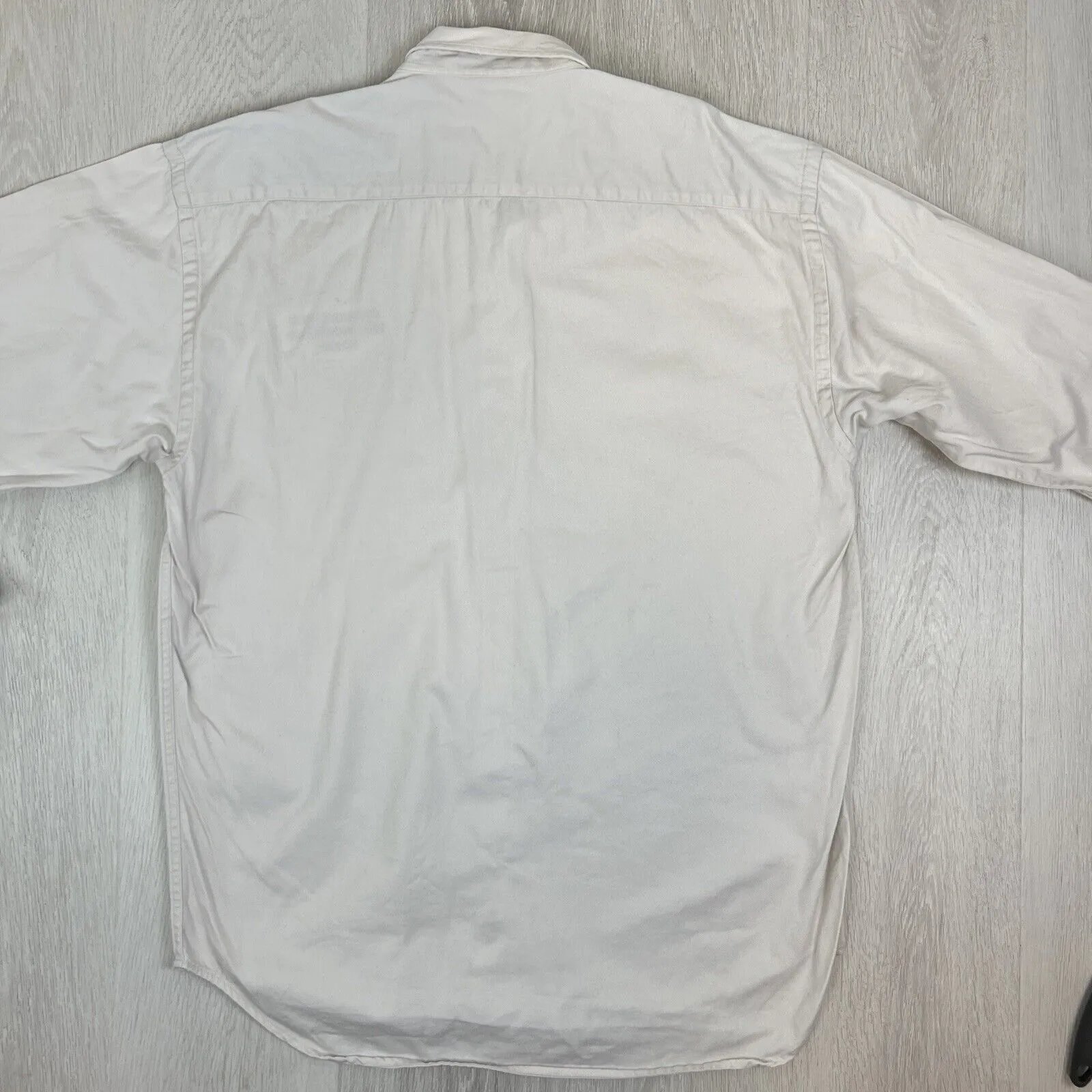 Blue Pacific Mens Heavy Weight Button Up Shirt Charlotte Pass Ski School Size XL