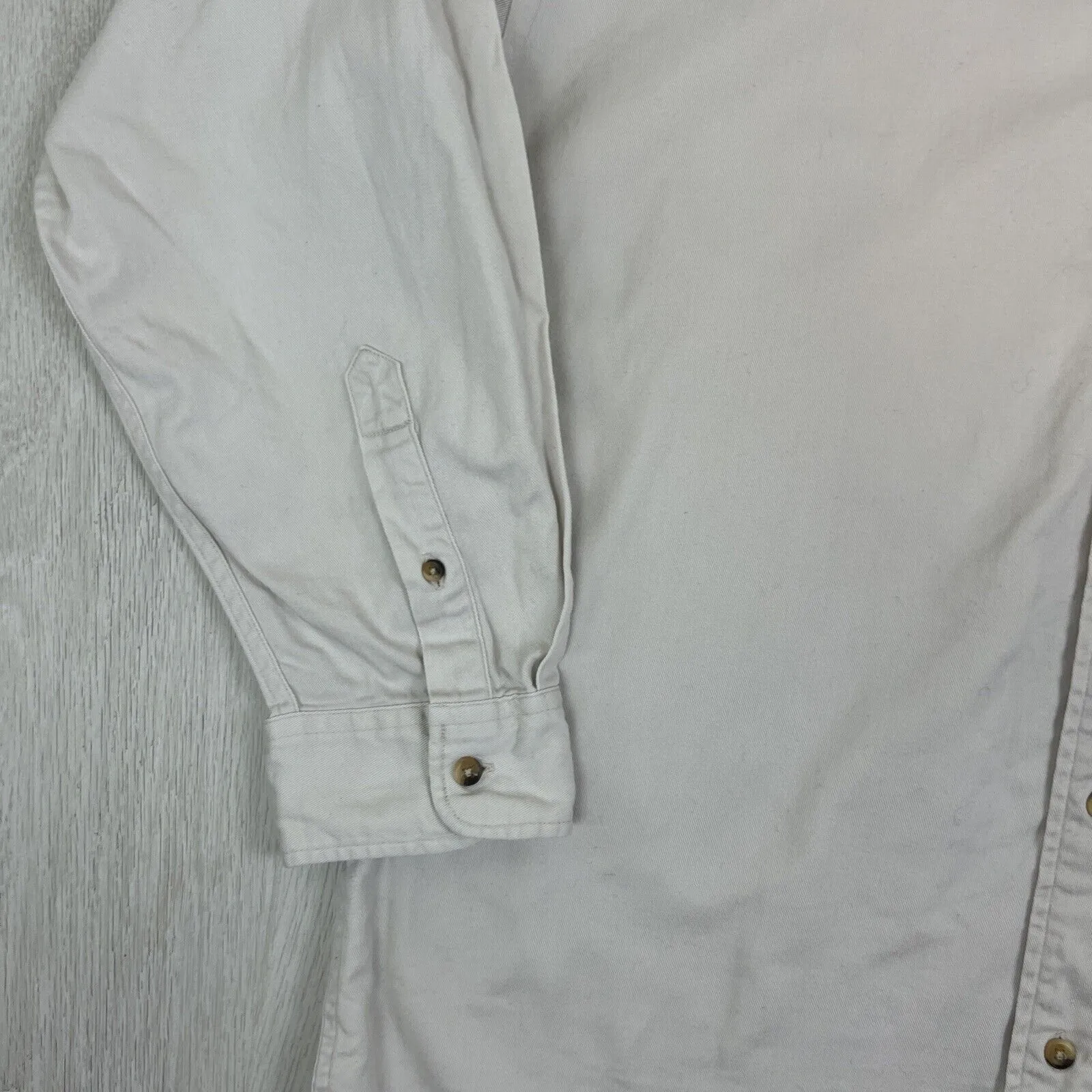 Blue Pacific Mens Heavy Weight Button Up Shirt Charlotte Pass Ski School Size XL