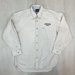 Blue Pacific Mens Heavy Weight Button Up Shirt Charlotte Pass Ski School Size XL