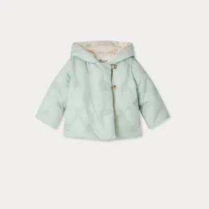 Bonno quilted and embroidered with cherries puffer jacket
