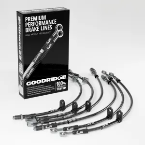 BRAKE HOSE KIT FOR VAUXHALL ASTRA MK4 CONVERTIBLE 'G' 2.0 TURBO REAR DISC 2002-2006