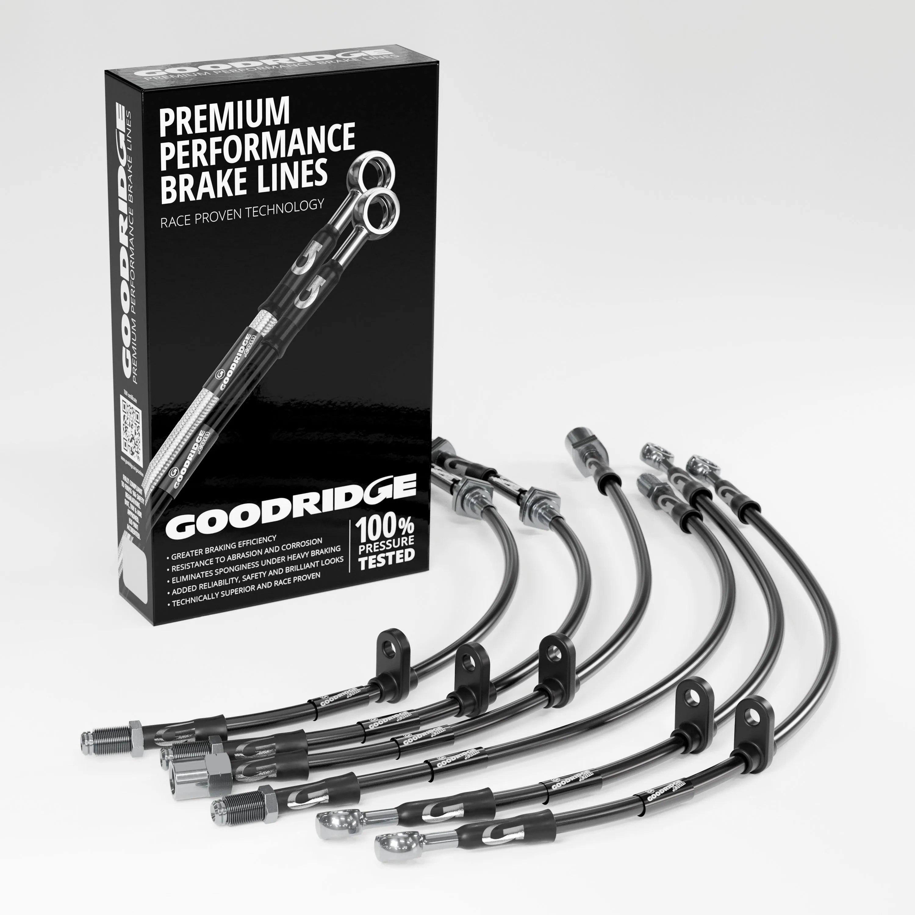 BRAKE HOSE KIT FOR VAUXHALL ASTRA MK4 CONVERTIBLE 'G' 2.0 TURBO REAR DISC 2002-2006