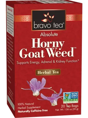 Bravo Tea, Horny Goat Weed, 20 Tea Bags
