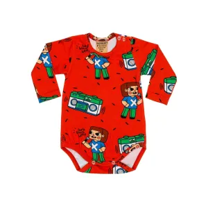 Brick Party Long Sleeve Bodysuit [only 4-9 Months left]