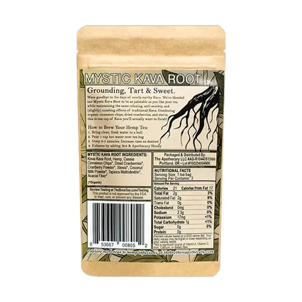 Brothers Apothecary  Mystic Kava Root Tea 3-Pack