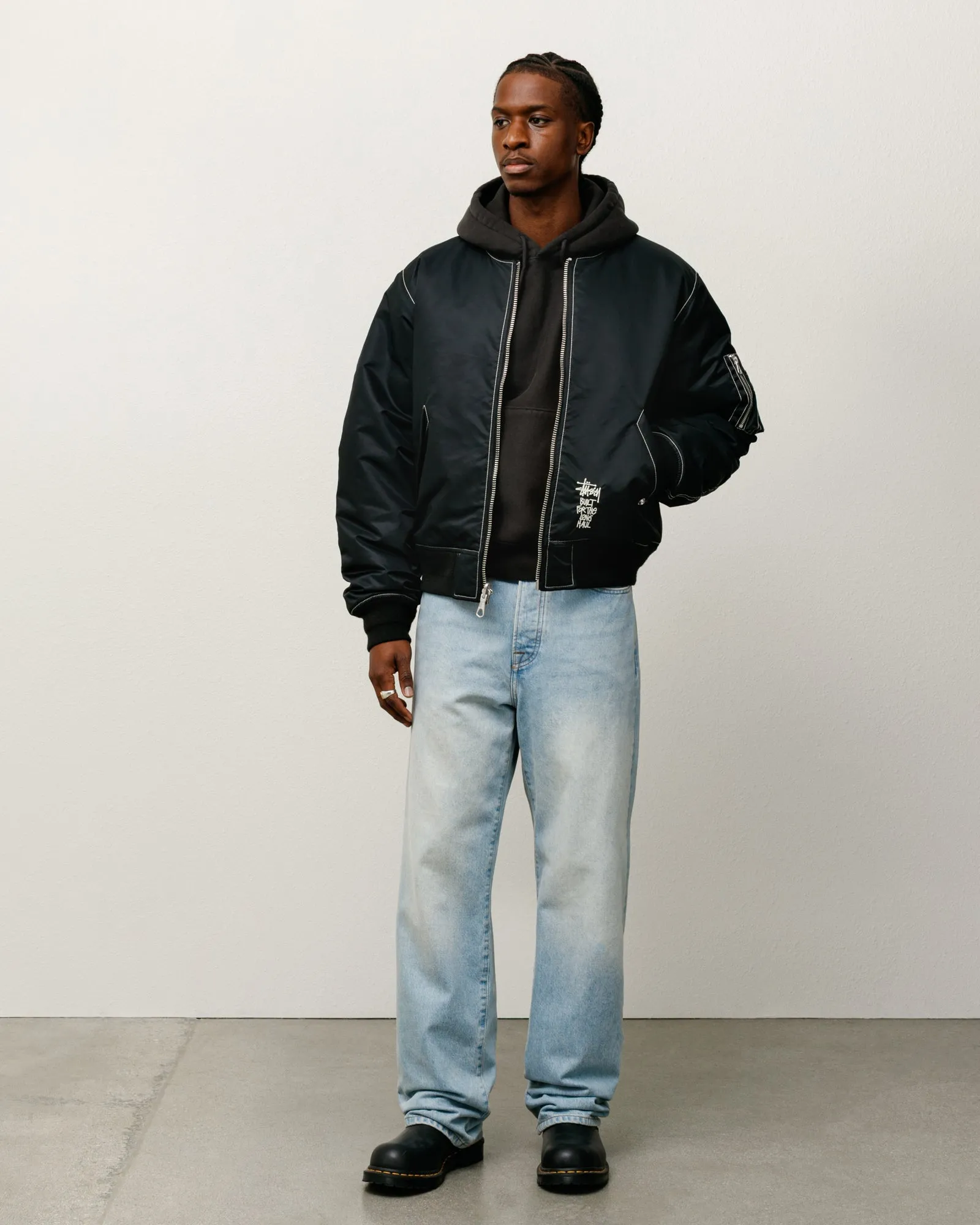BUILT REVERSIBLE BOMBER JACKET
